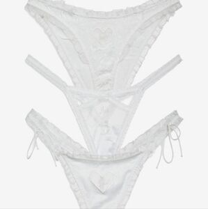 For Love and Lemons Bridal Thong Panty Set